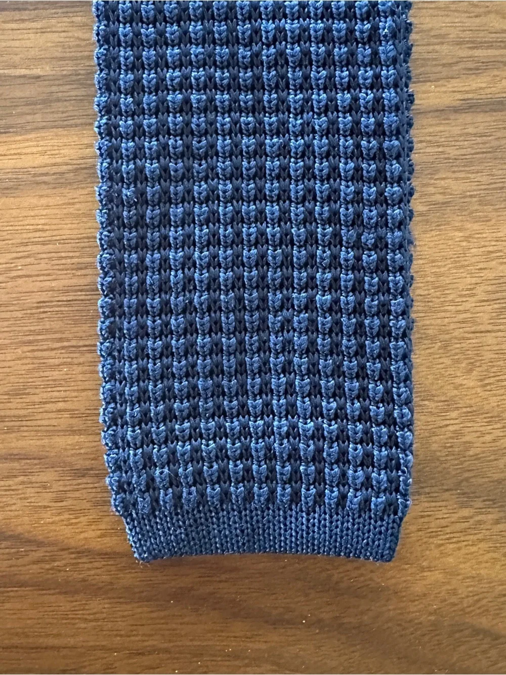 Robert Talbott Carmel Textured Navy Knit Tie